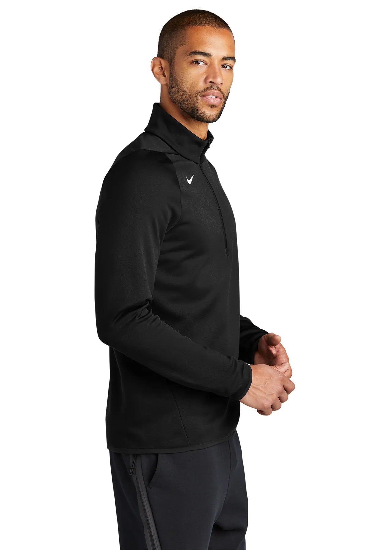 Nike Therma-FIT 1/4-Zip Fleece CN9492 Team Black_3