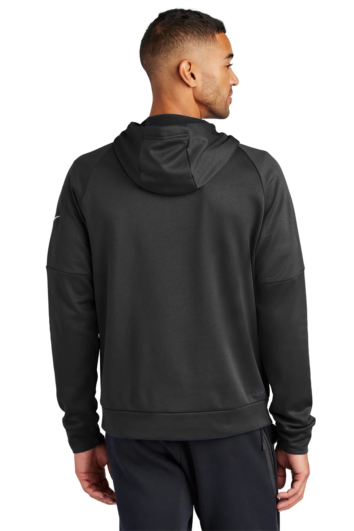 Nike Therma-FIT Pocket 1/4-Zip Fleece Hoodie NKFD9742 Black_2