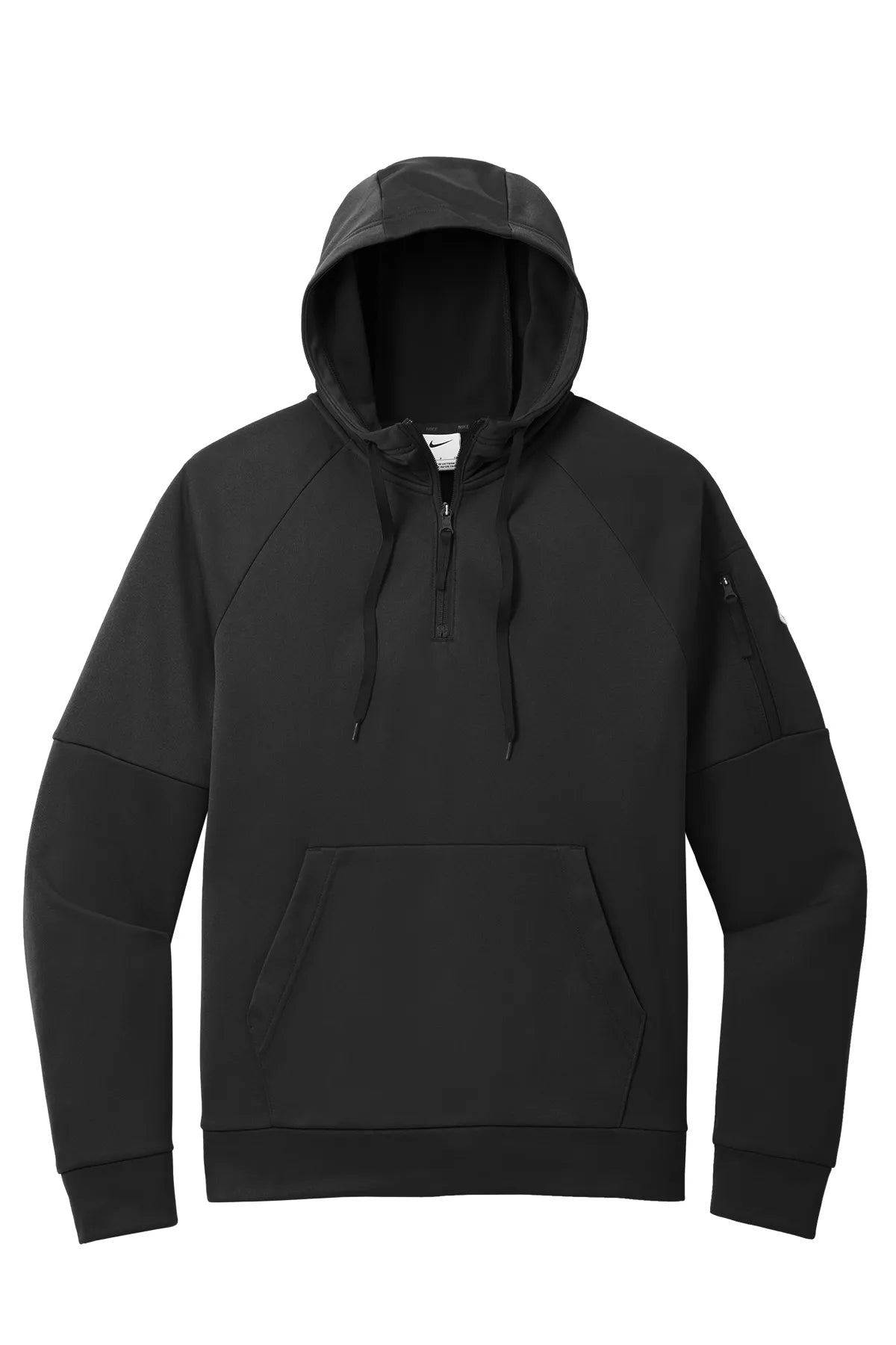 Nike Therma-FIT Pocket 1/4-Zip Fleece Hoodie NKFD9742 Black_4