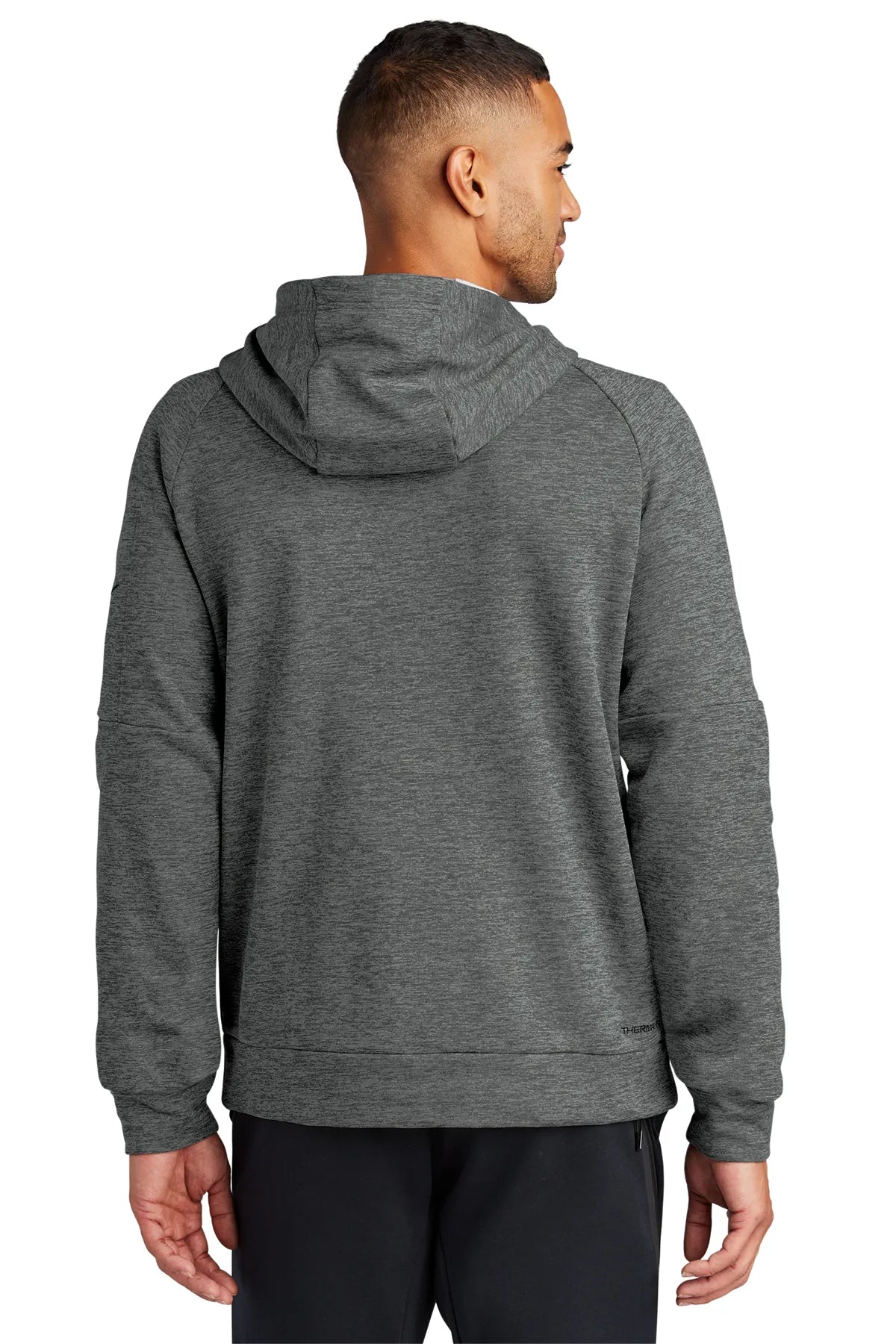 Nike Therma-FIT Pocket 1/4-Zip Fleece Hoodie NKFD9742 Charcoal Heather_2