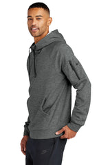 Nike Therma-FIT Pocket 1/4-Zip Fleece Hoodie NKFD9742 Charcoal Heather_3