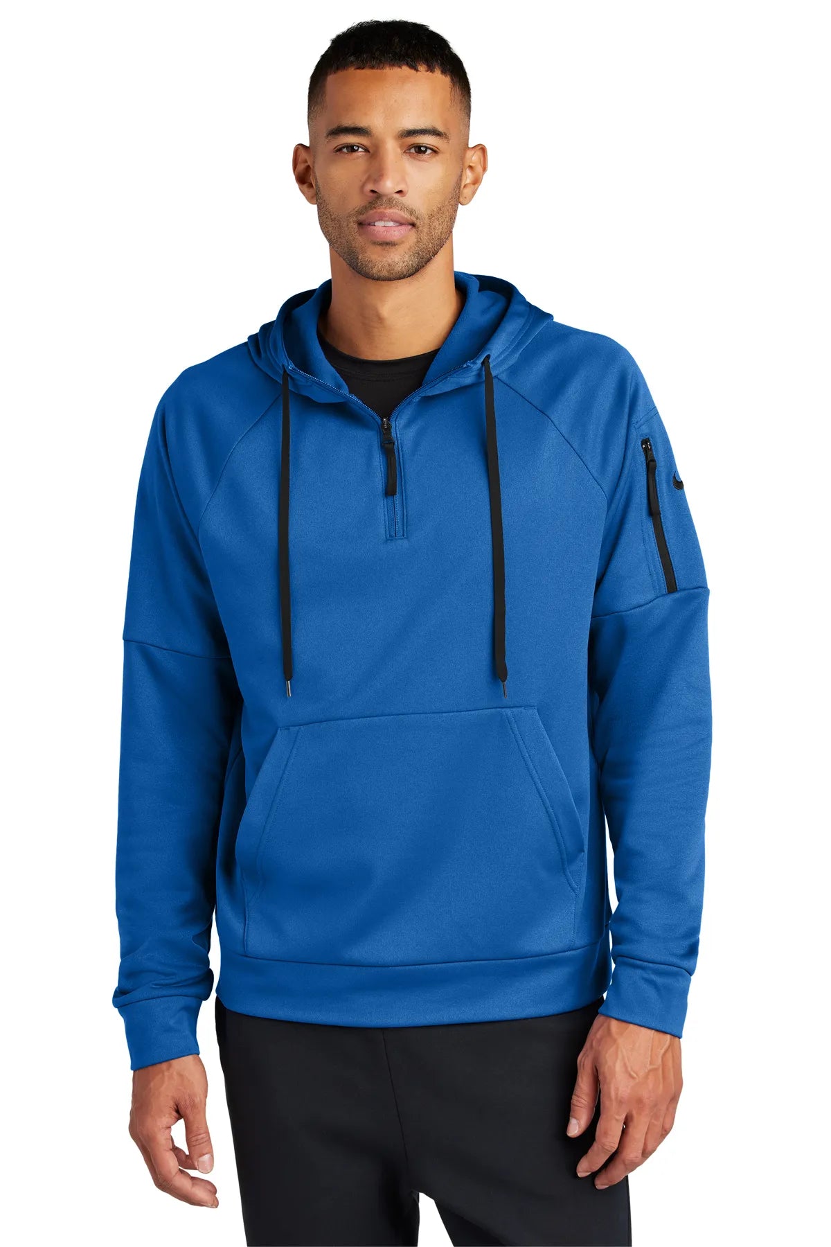 Nike Therma-FIT Pocket 1/4-Zip Fleece Hoodie NKFD9742 Game Royal_1