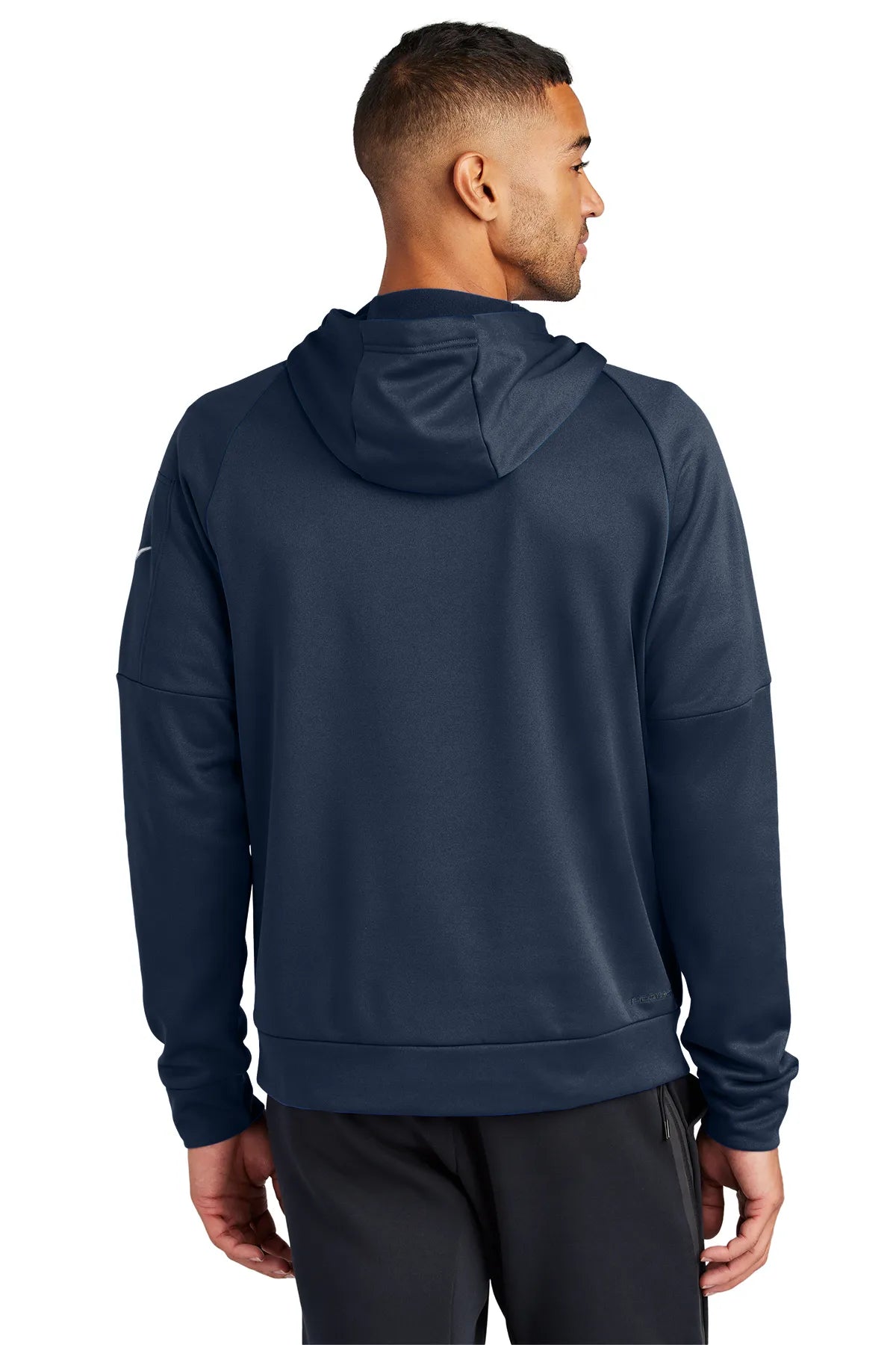 Nike Therma-FIT Pocket 1/4-Zip Fleece Hoodie NKFD9742 Navy_2