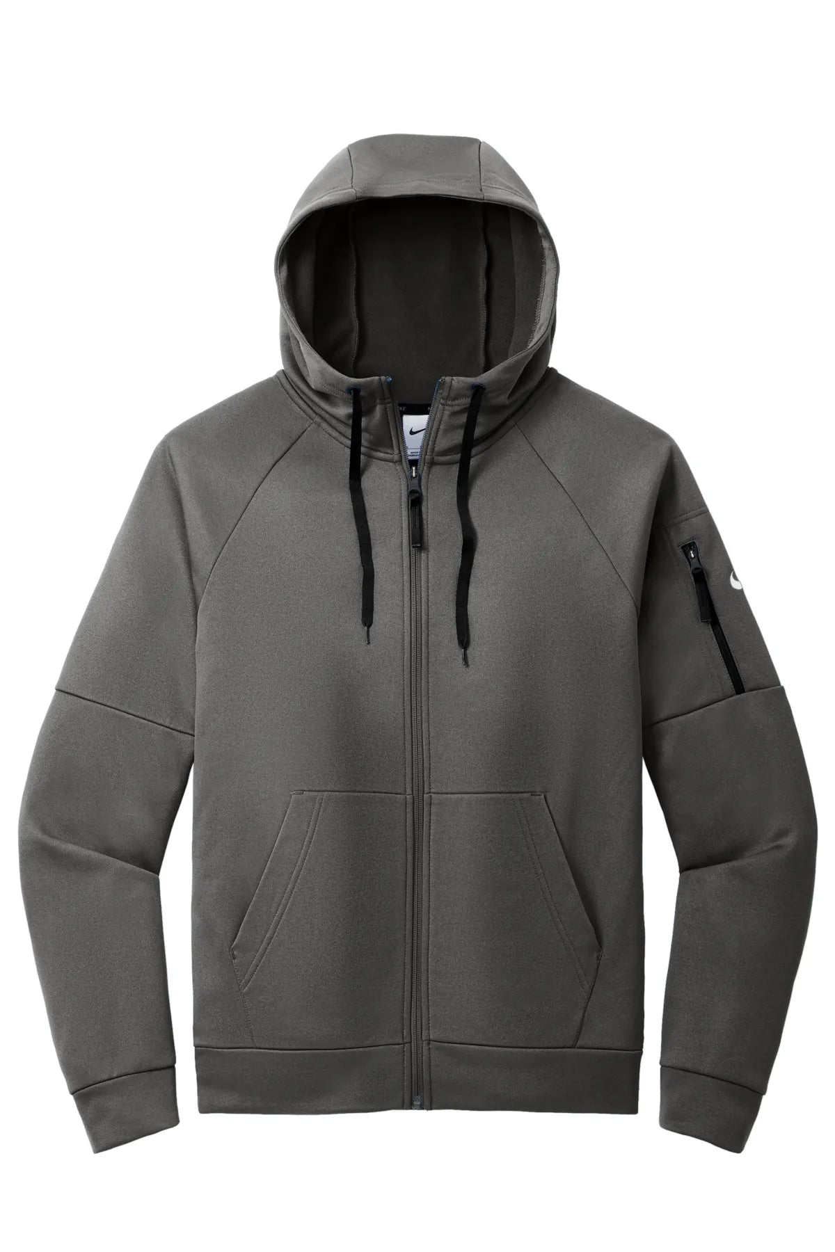 Nike Therma-FIT Pocket Full-Zip Fleece Hoodie NKFD9859 Anthracite_4