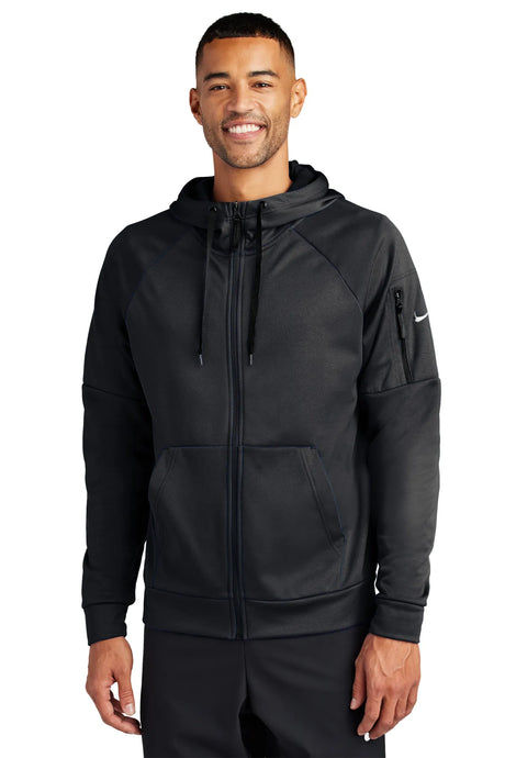 Nike Therma-FIT Pocket Full-Zip Fleece Hoodie NKFD9859 Black_1
