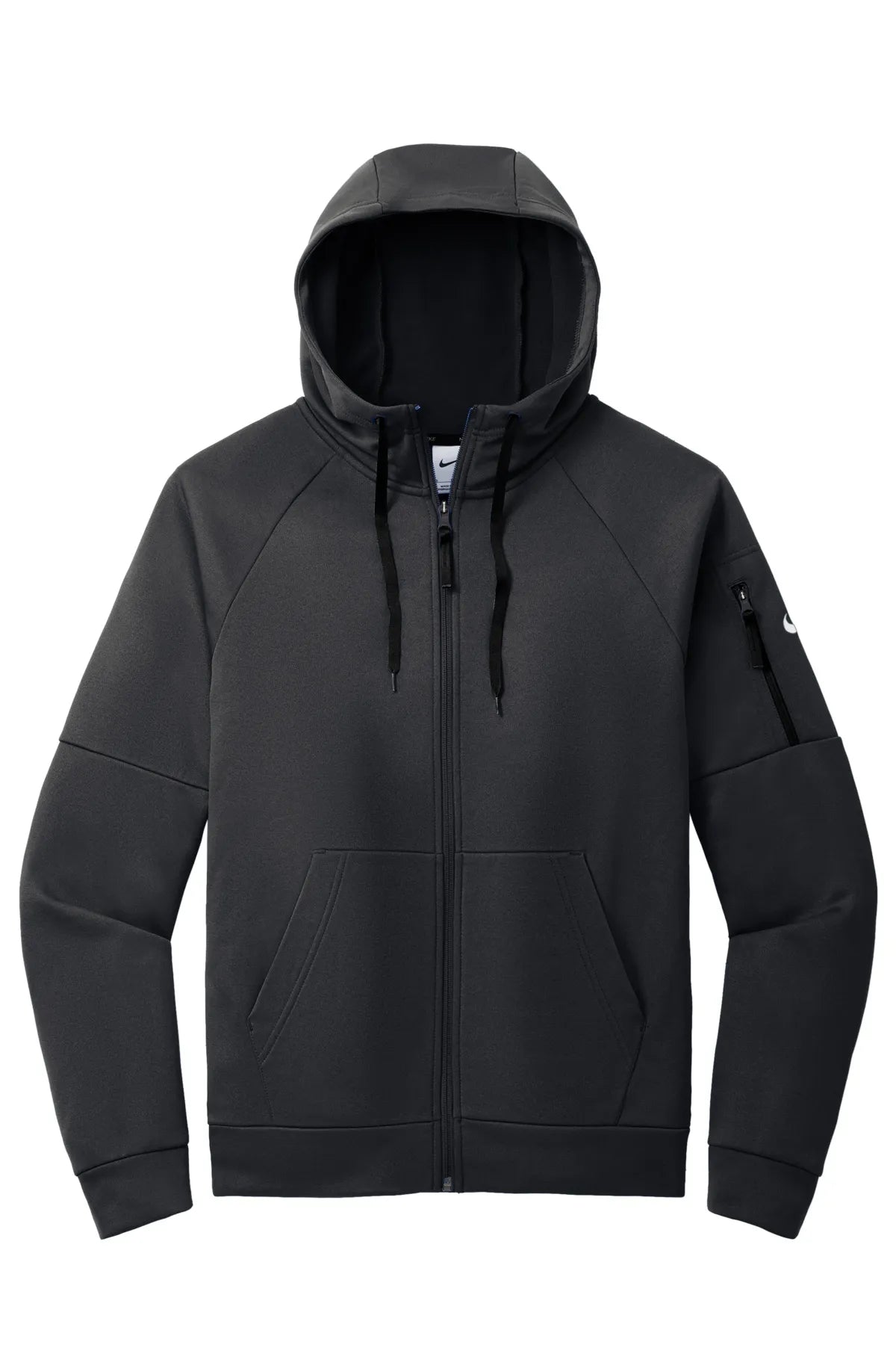 Nike Therma-FIT Pocket Full-Zip Fleece Hoodie NKFD9859 Black_4