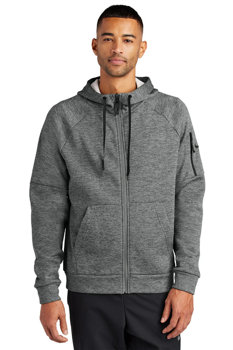 Nike Therma-FIT Pocket Full-Zip Fleece Hoodie NKFD9859 Charcoal_1