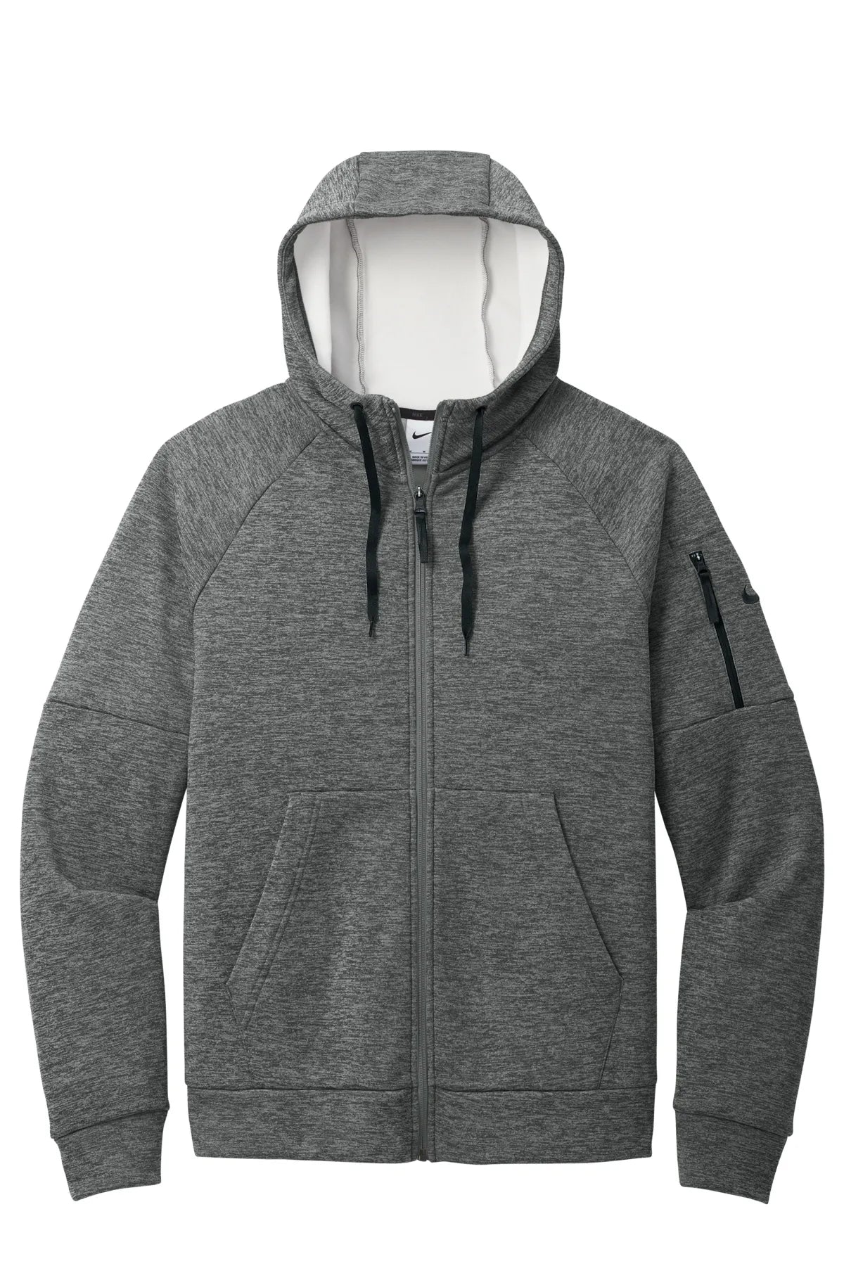 Nike Therma-FIT Pocket Full-Zip Fleece Hoodie NKFD9859 Charcoal_4