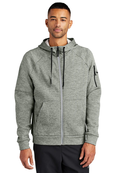Nike Therma-FIT Pocket Full-Zip Fleece Hoodie NKFD9859 Dark Grey_1