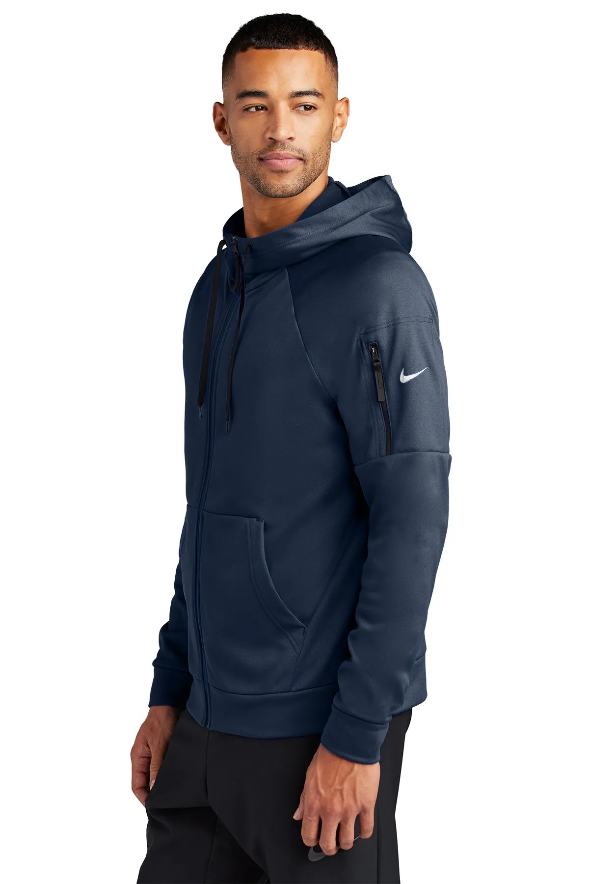 Nike Therma-FIT Pocket Full-Zip Fleece Hoodie NKFD9859 Navy_3