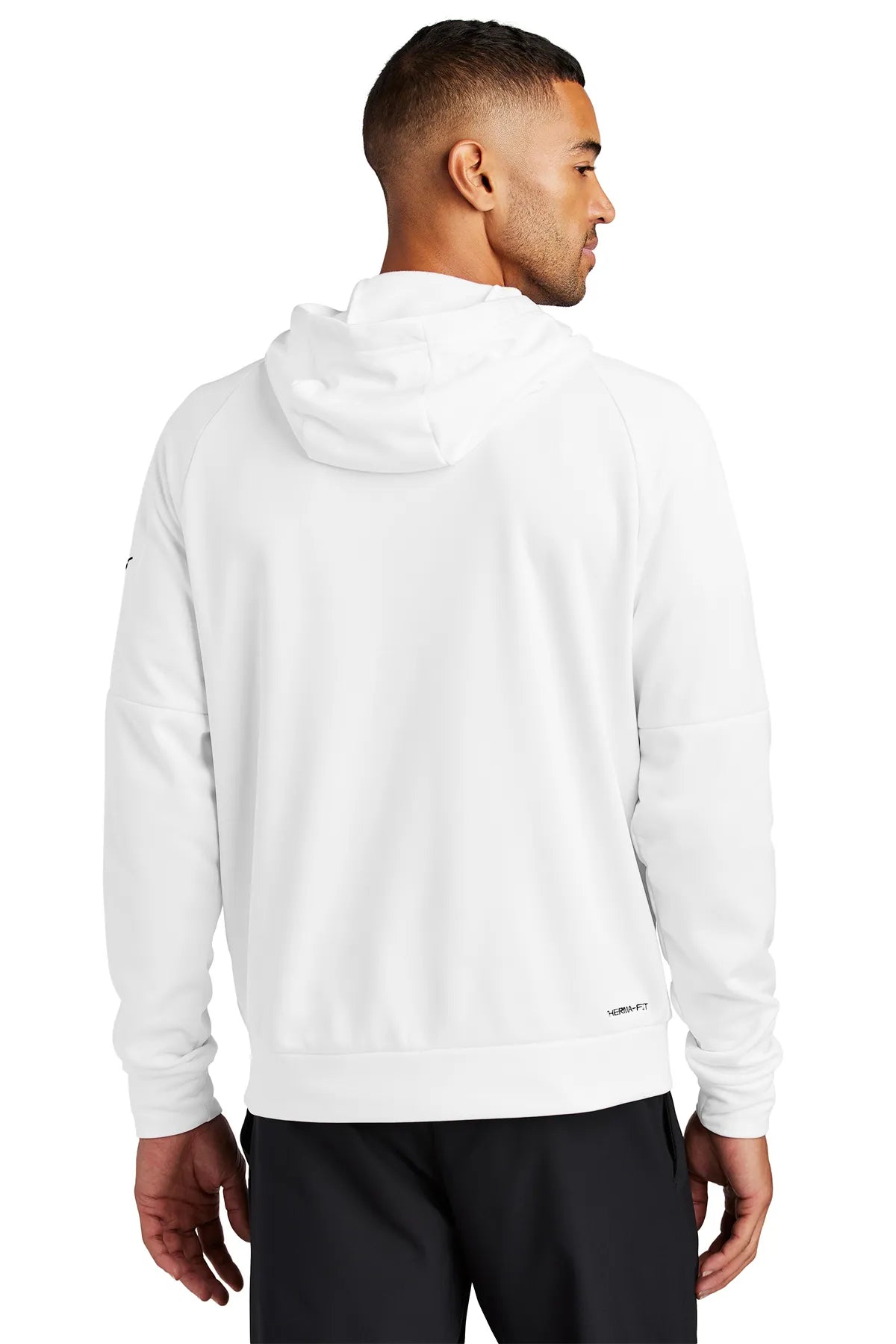 Nike Therma-FIT Pocket Full-Zip Fleece Hoodie NKFD9859 White_2