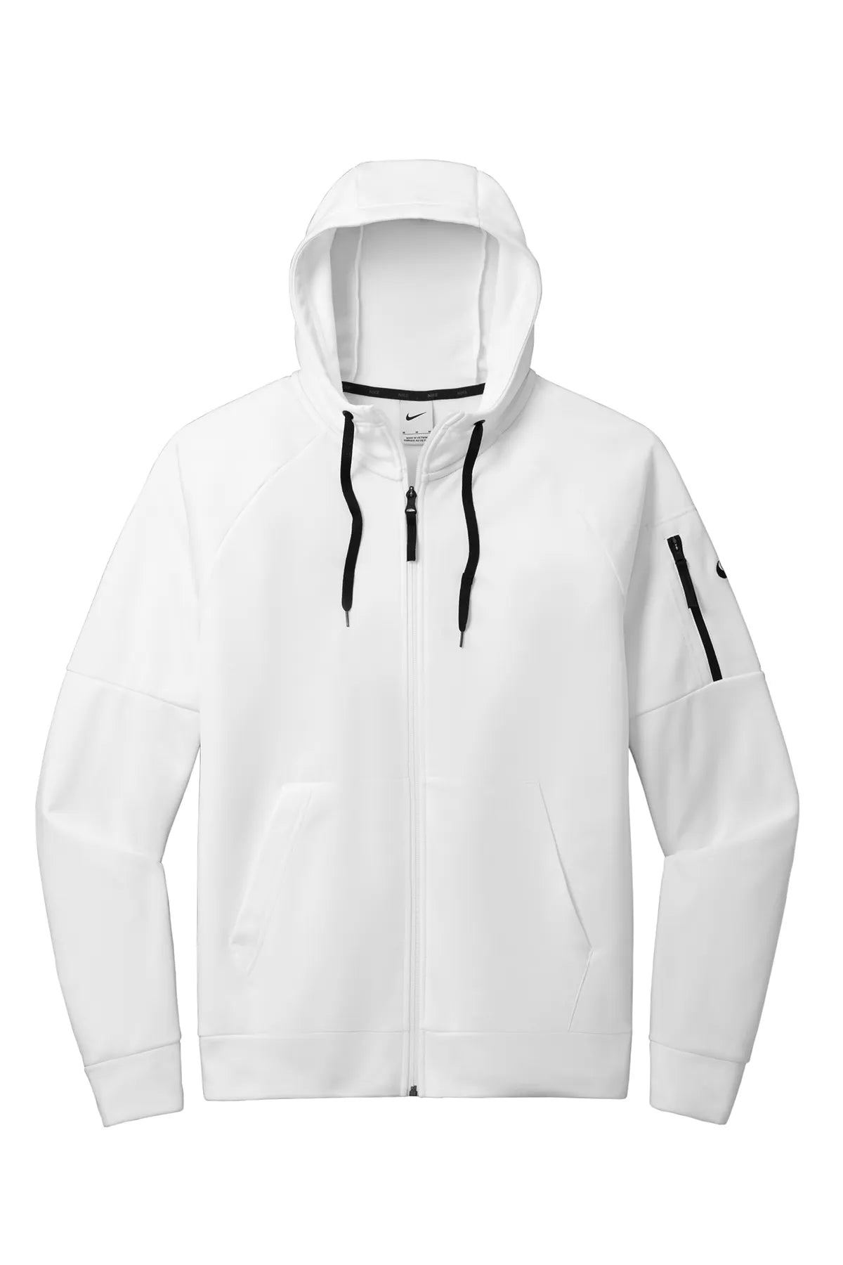 Nike Therma-FIT Pocket Full-Zip Fleece Hoodie NKFD9859 White_4
