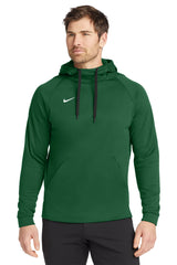 Nike Therma-FIT Pullover Fleece Hoodie  CN9473 Team Dark Green_1