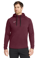 Nike Therma-FIT Pullover Fleece Hoodie  CN9473 Team Dark Maroon_1
