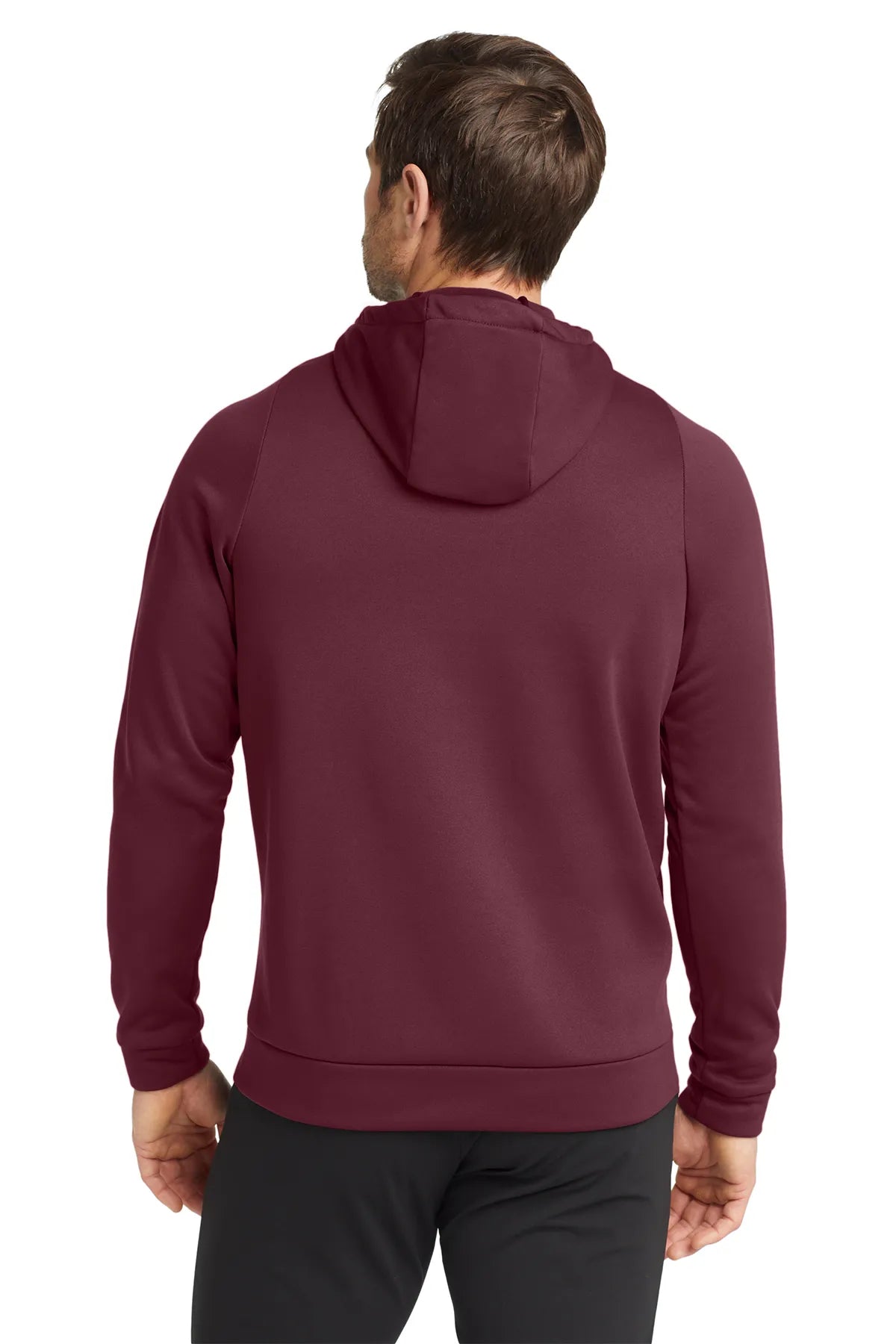 Nike Therma-FIT Pullover Fleece Hoodie  CN9473 Team Dark Maroon_2