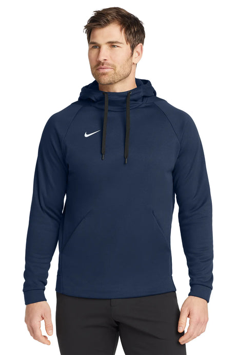 Nike Therma-FIT Pullover Fleece Hoodie  CN9473 Team Navy_1