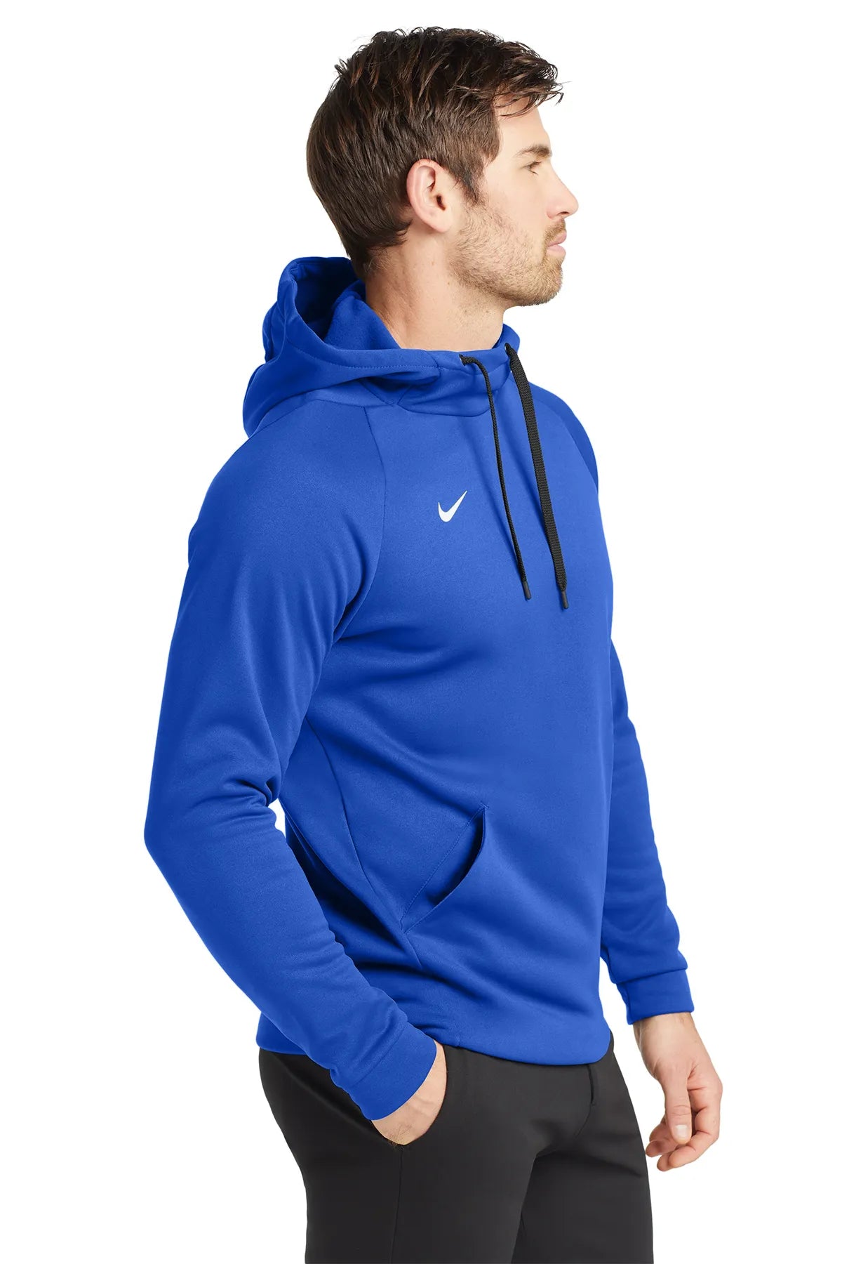 Nike Therma-FIT Pullover Fleece Hoodie  CN9473 Team Royal_3