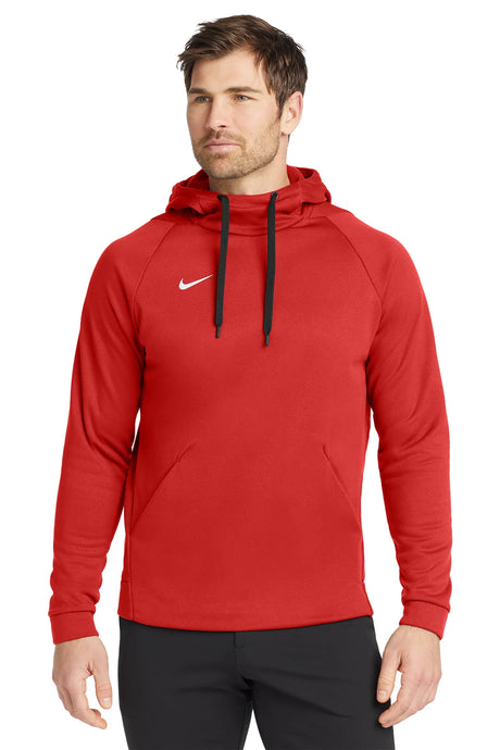 Nike Therma-FIT Pullover Fleece Hoodie  CN9473 Team Scarlet_1