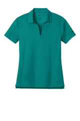 Nike Women's Dri-FIT Smooth Heather Polo NKFQ4793 Bright Spruce_4