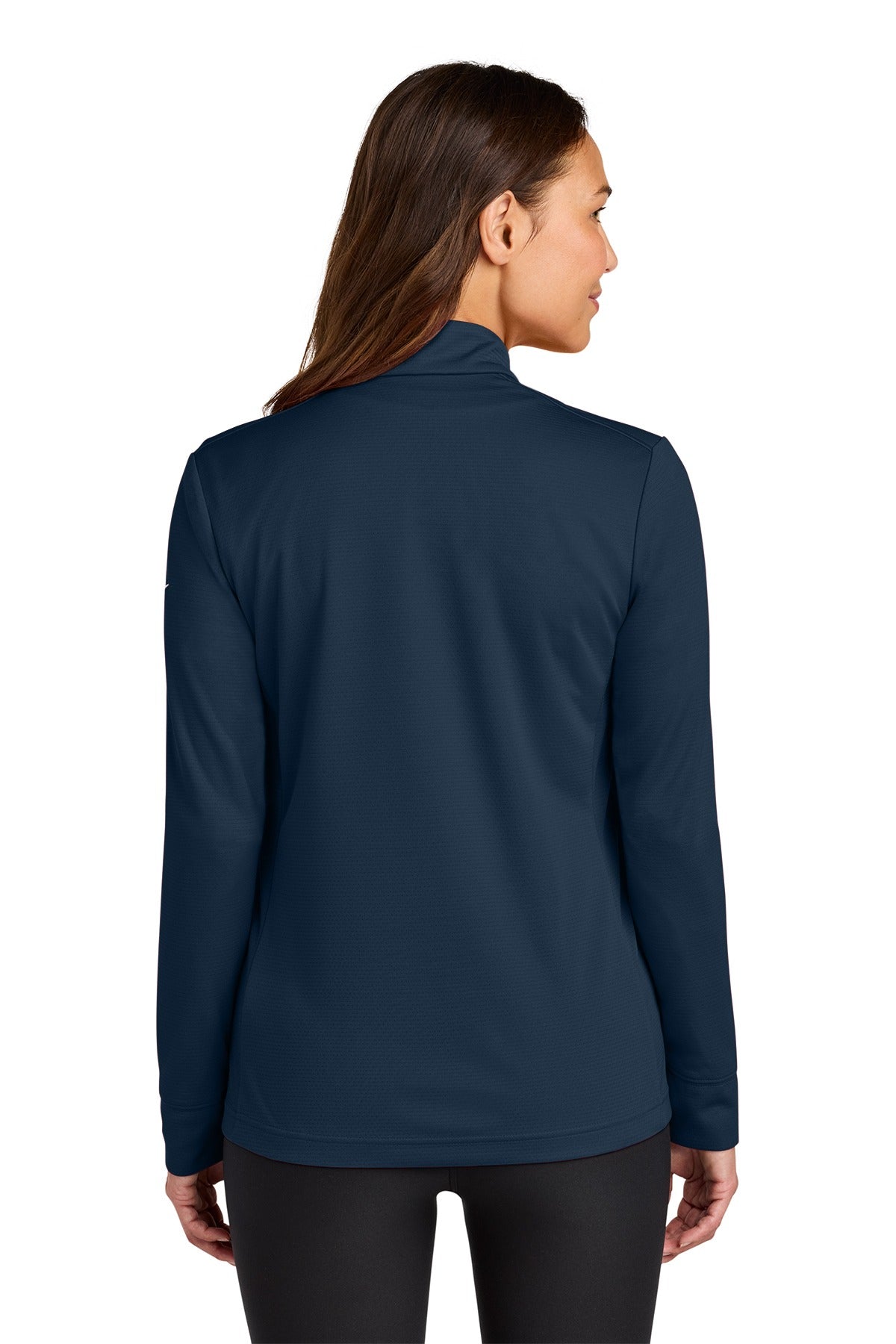 Nike Women's Essential 1/2-Zip Cover-Up NKHM7969 Navy_1