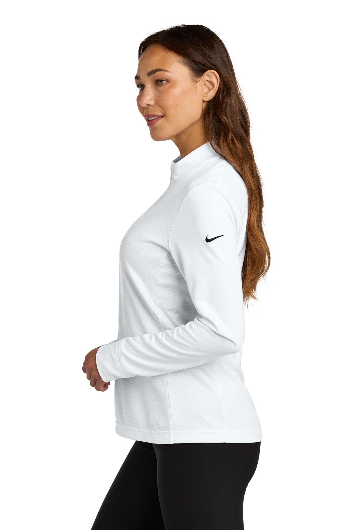Nike Women's Essential 1/2-Zip Cover-Up NKHM7969 White_2