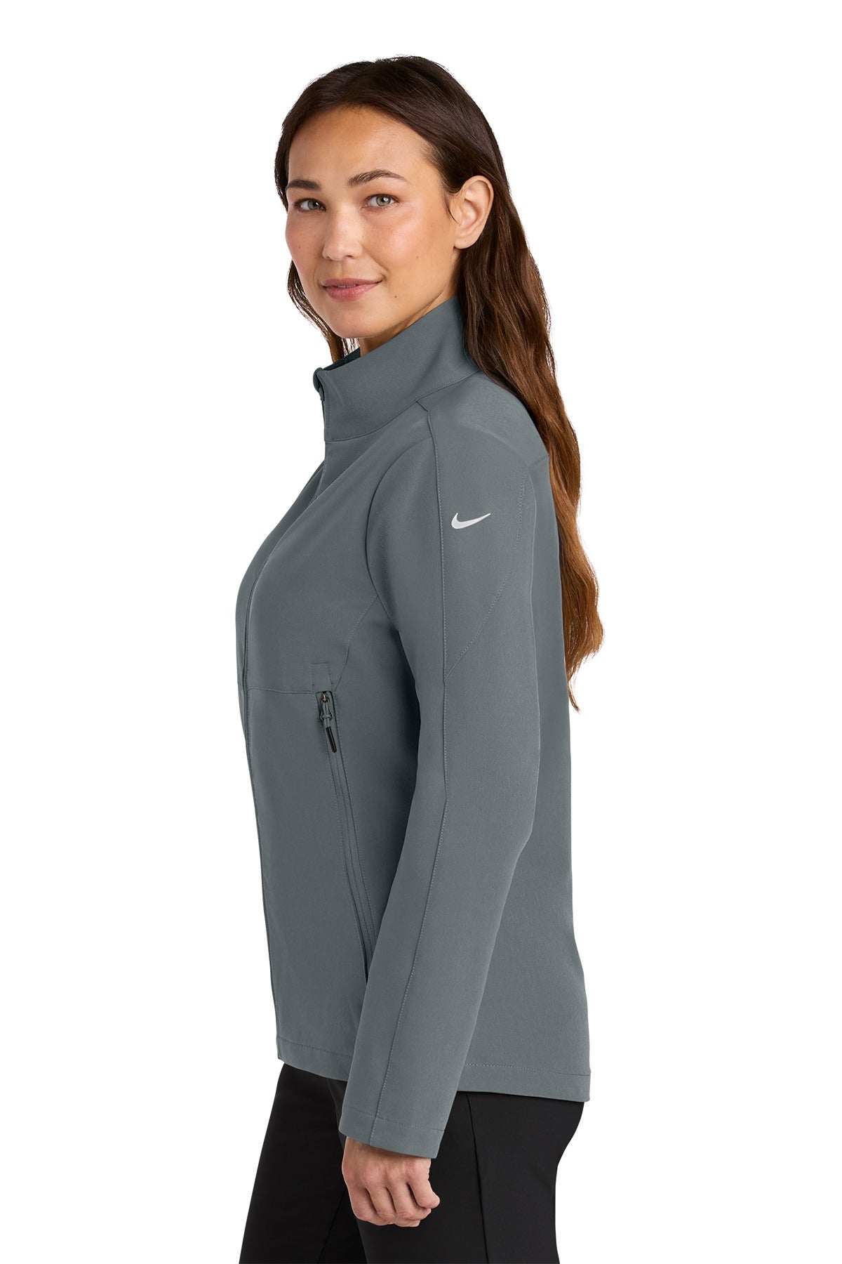 Nike Women's Full-Zip Soft Shell Jacket NKHM7937 Dark Grey_2