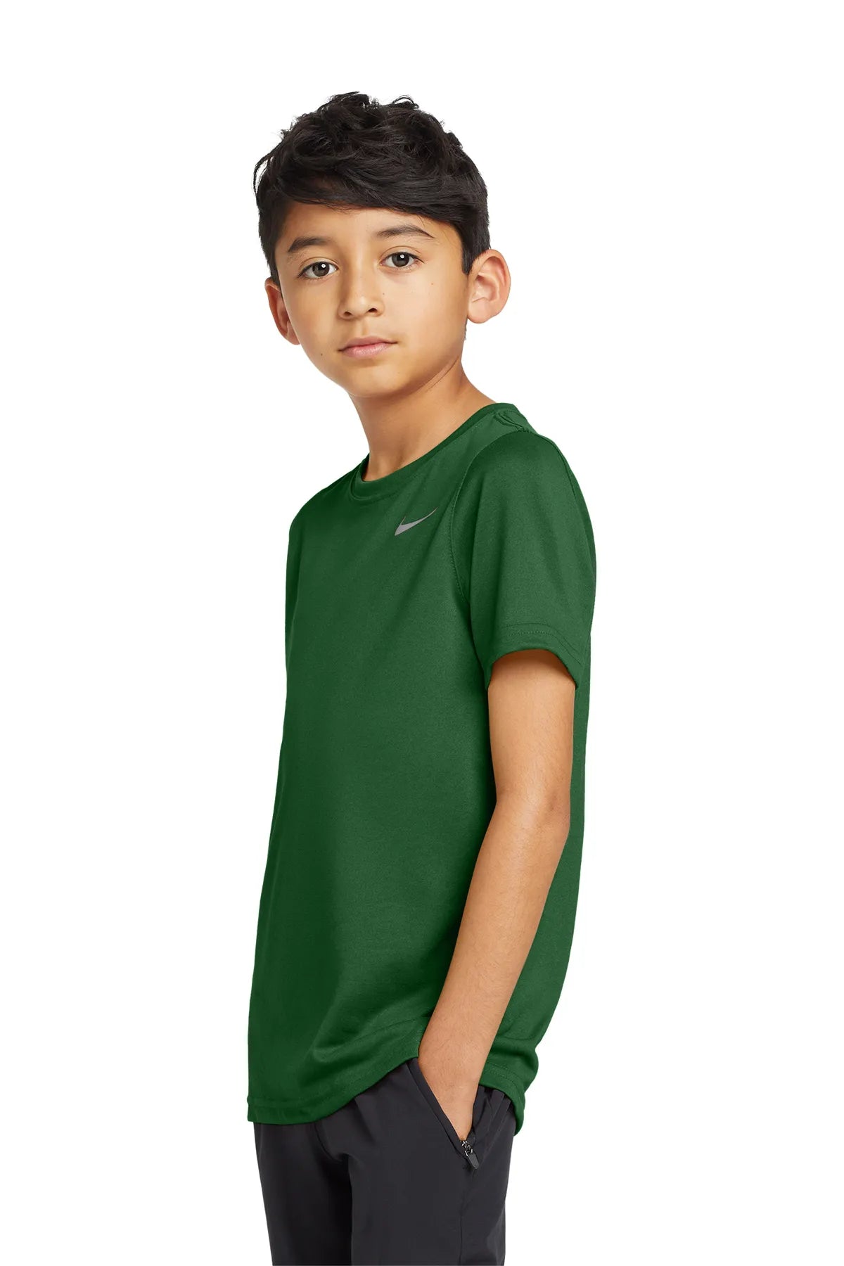 Nike Youth Legend Tee 840178 Gorge Green_3