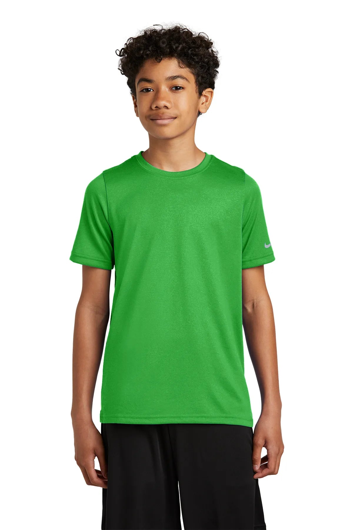 Nike Youth Swoosh Sleeve rLegend Tee NKDX8787 Apple Green_1