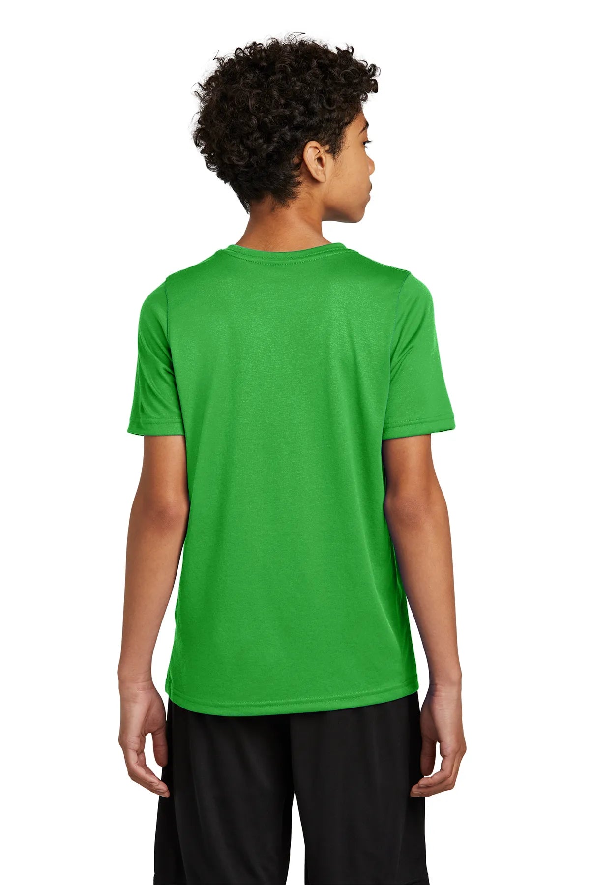 Nike Youth Swoosh Sleeve rLegend Tee NKDX8787 Apple Green_2