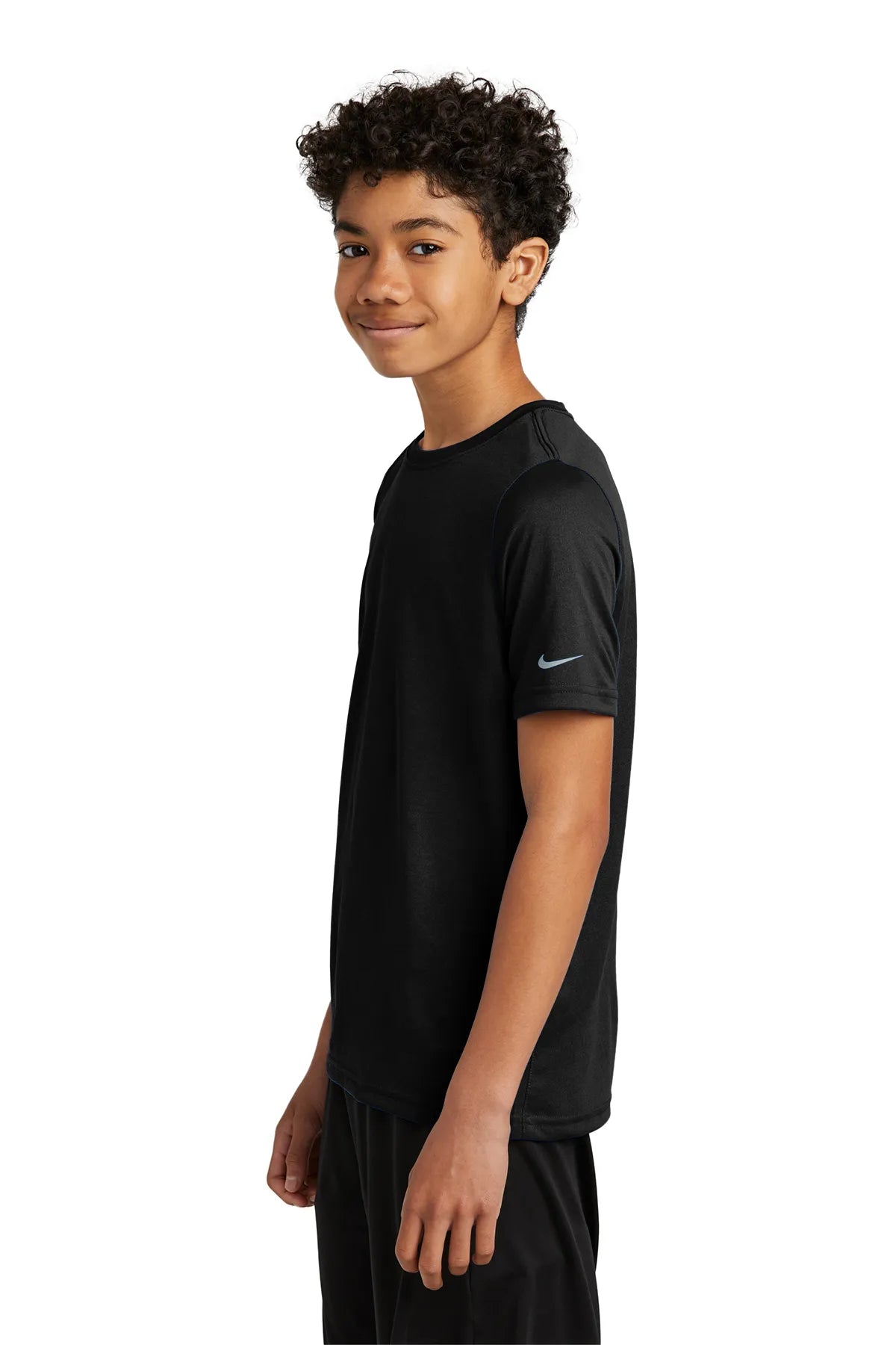Nike Youth Swoosh Sleeve rLegend Tee NKDX8787 Black_3