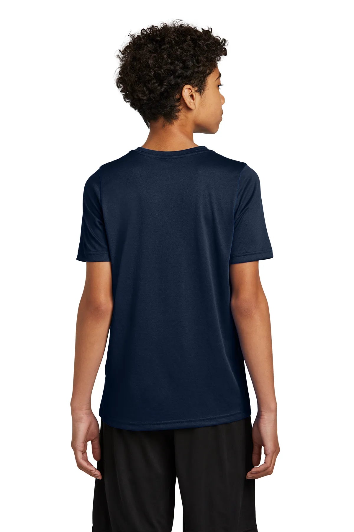 Nike Youth Swoosh Sleeve rLegend Tee NKDX8787 College Navy_2