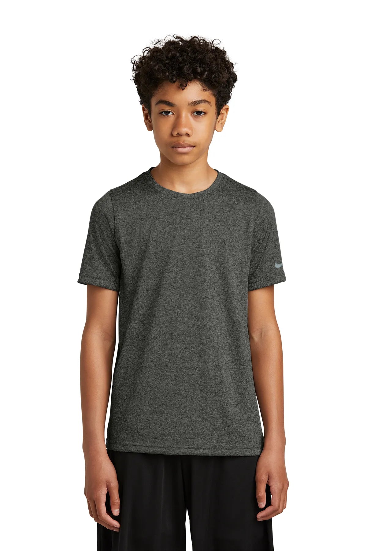 Nike Youth Swoosh Sleeve rLegend Tee NKDX8787 Dark Smoke_1