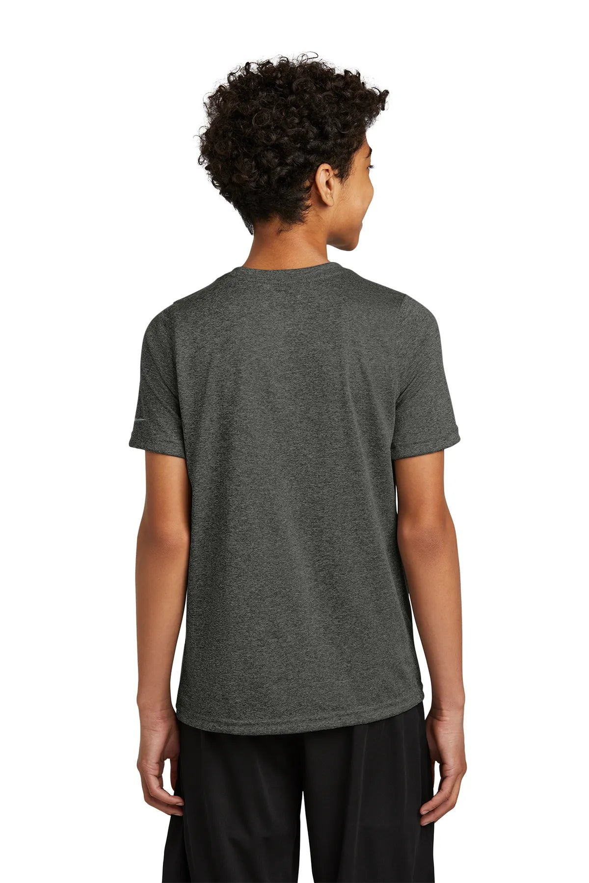 Nike Youth Swoosh Sleeve rLegend Tee NKDX8787 Dark Smoke_2