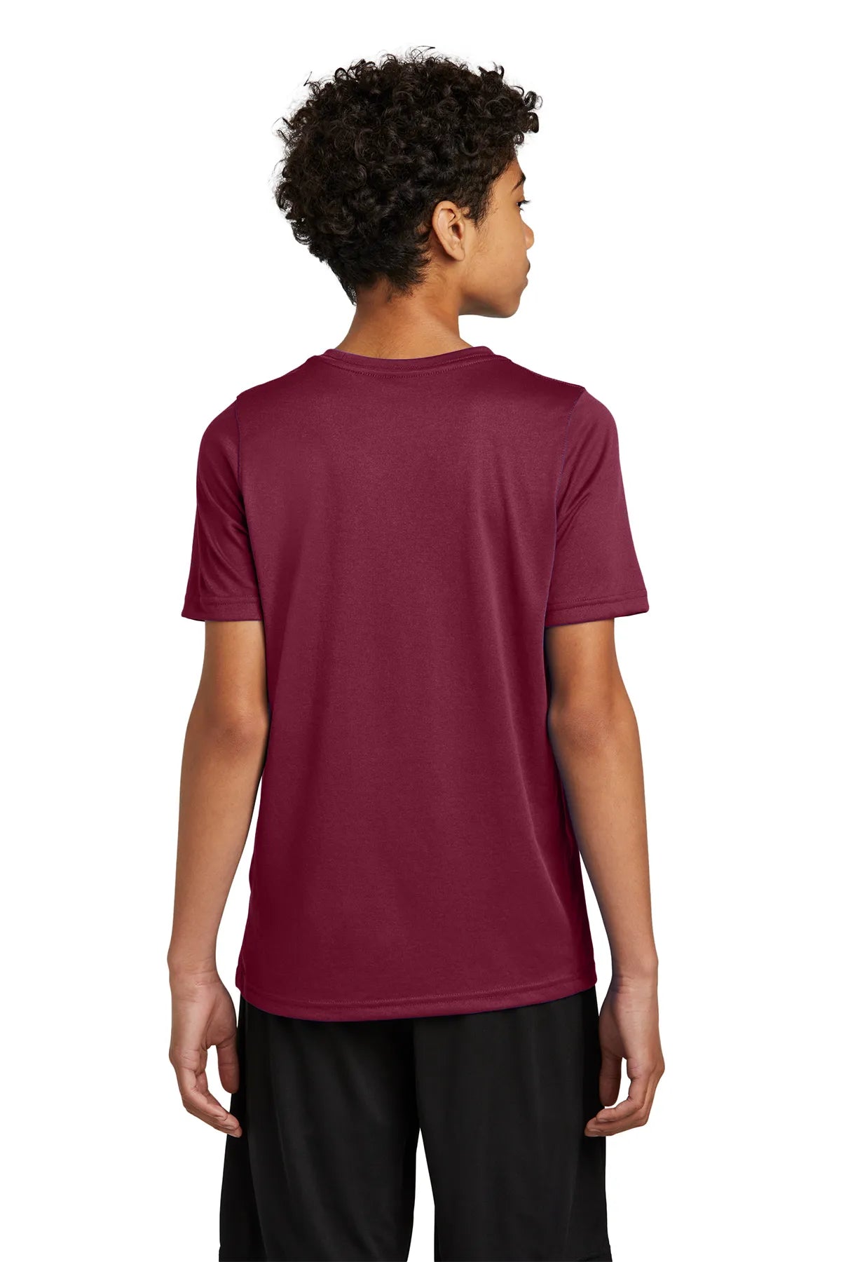 Nike Youth Swoosh Sleeve rLegend Tee NKDX8787 Team Maroon_2