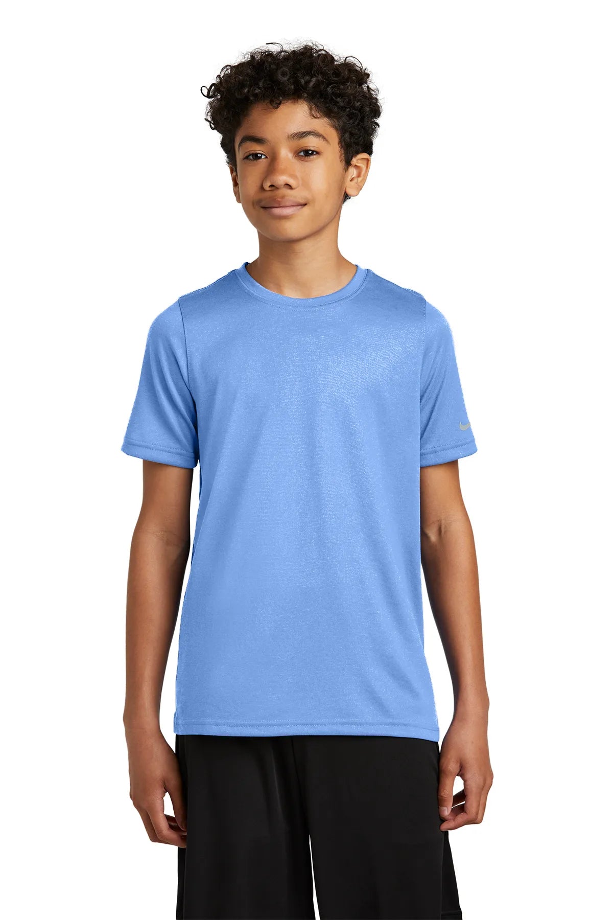 Nike Youth Swoosh Sleeve rLegend Tee NKDX8787 Valor Blue_1