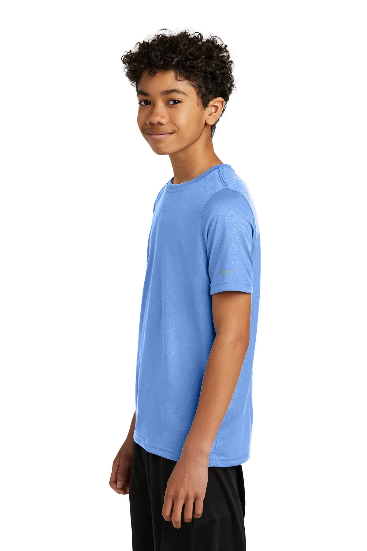 Nike Youth Swoosh Sleeve rLegend Tee NKDX8787 Valor Blue_3