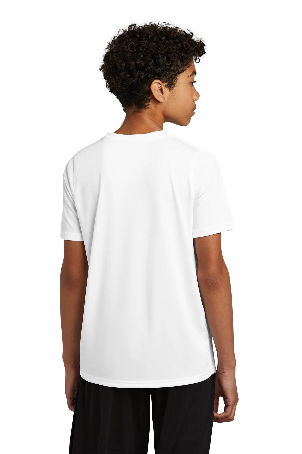 Nike Youth Swoosh Sleeve rLegend Tee NKDX8787  White_2