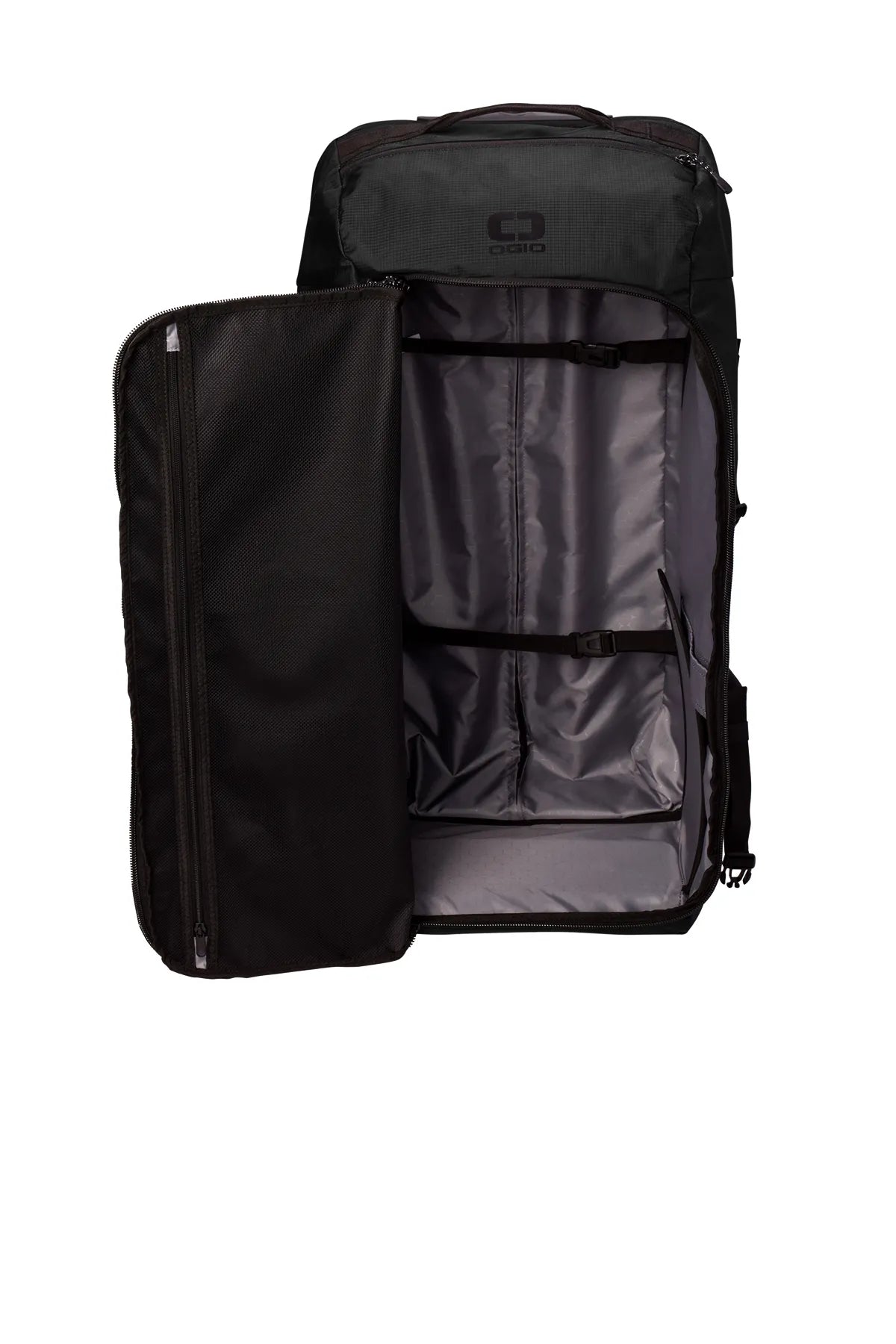 OGIO® Passage Wheeled Checked Duffel 98003 Blacktop_4