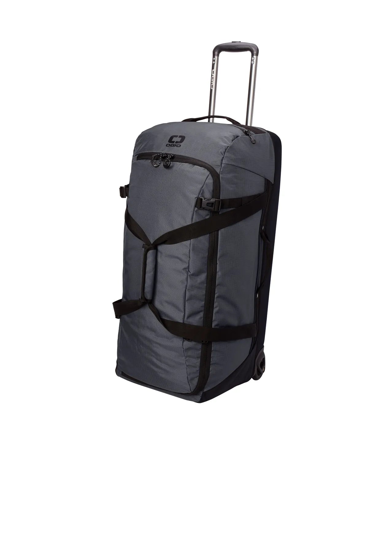OGIO® Passage Wheeled Checked Duffel 98003 Diesel Grey_1