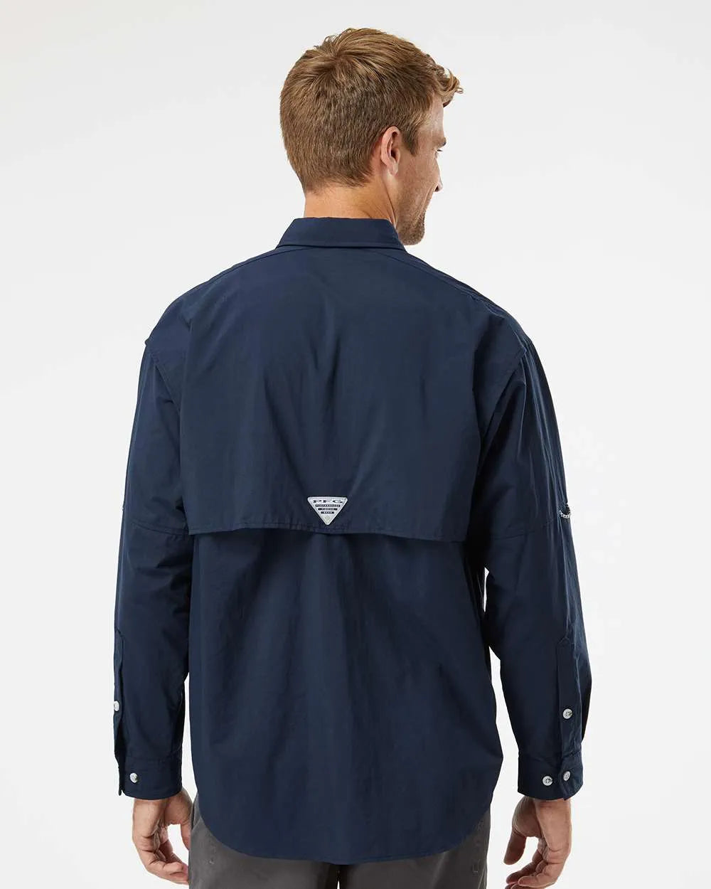 PFG Bahama™ II Long Sleeve Shirt Collegiate Navy_2