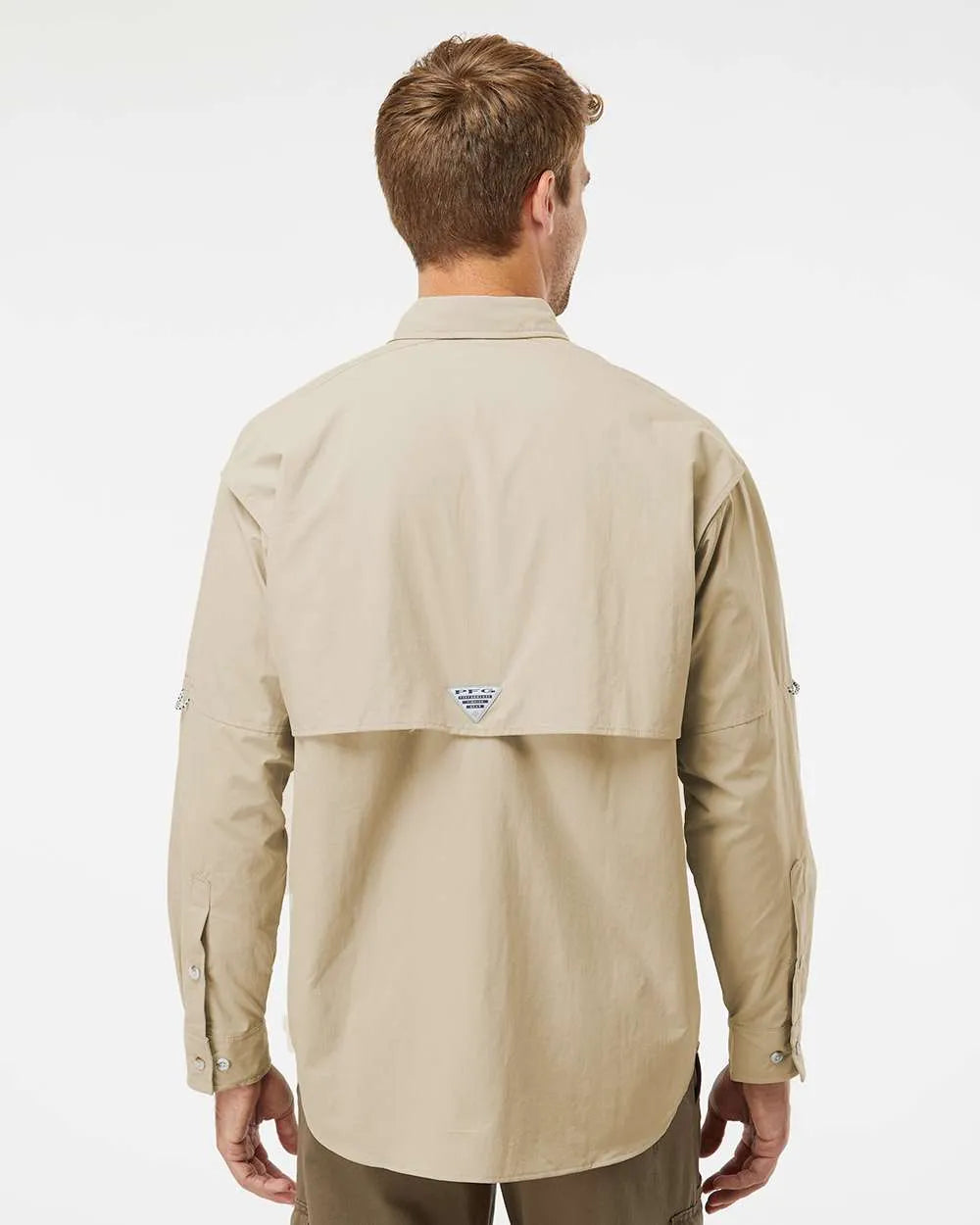 PFG Bahama™ II Long Sleeve Shirt Fossil_2
