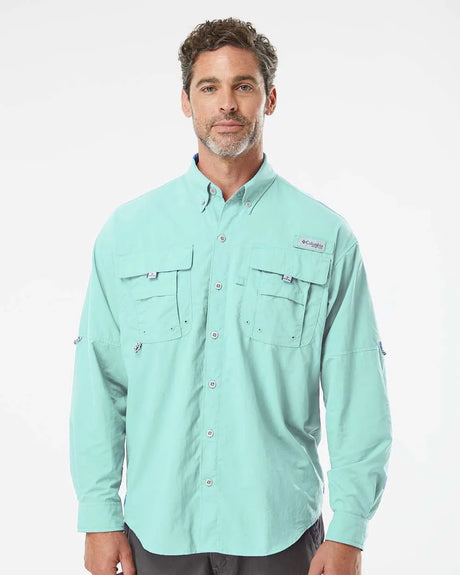 PFG Bahama™ II Long Sleeve Shirt Gulf Stream