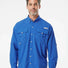 PFG Bahama™ II Long Sleeve Shirt Vivid Blue
