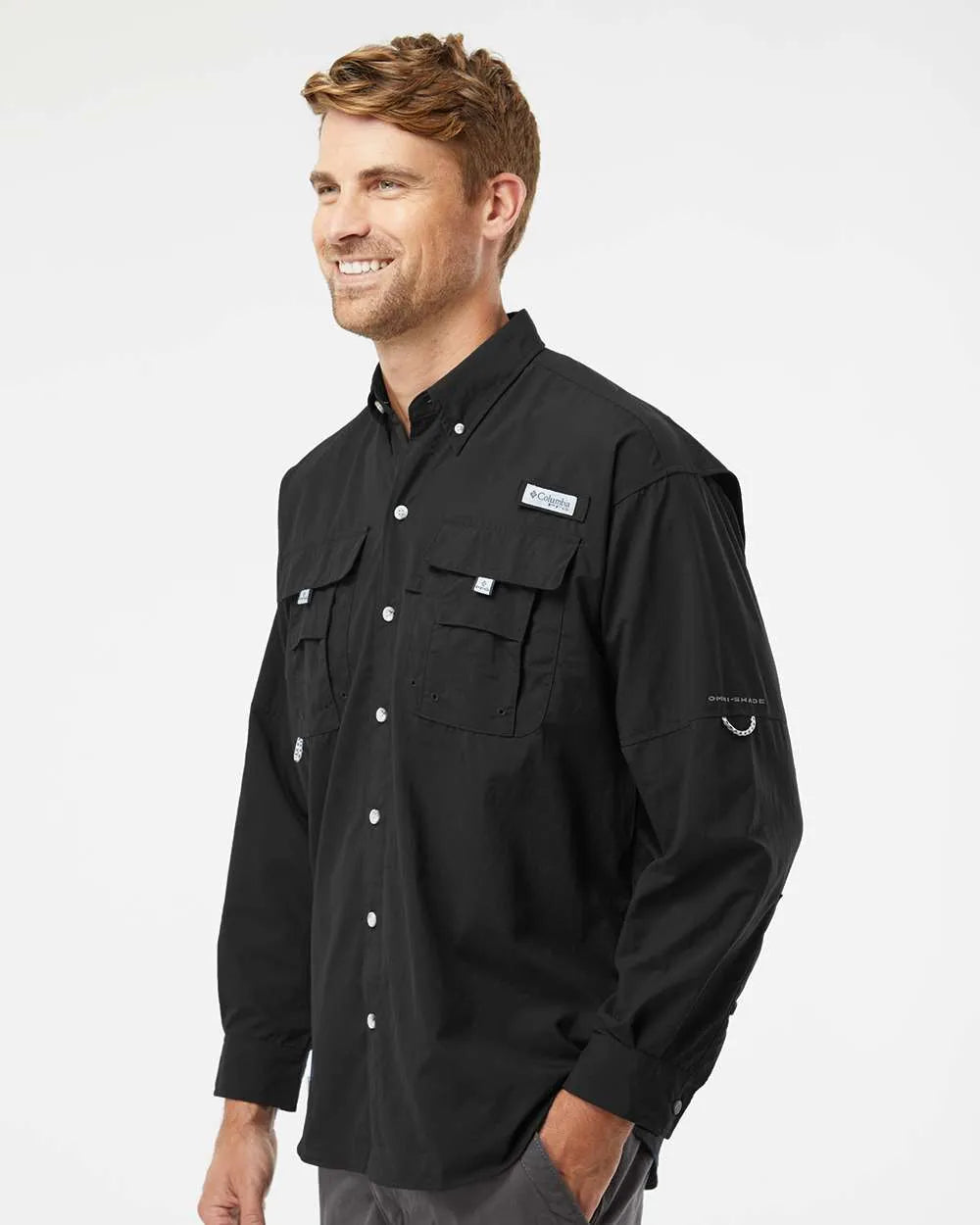 PFG Bahama™ II Long Sleeve Shirt black_1