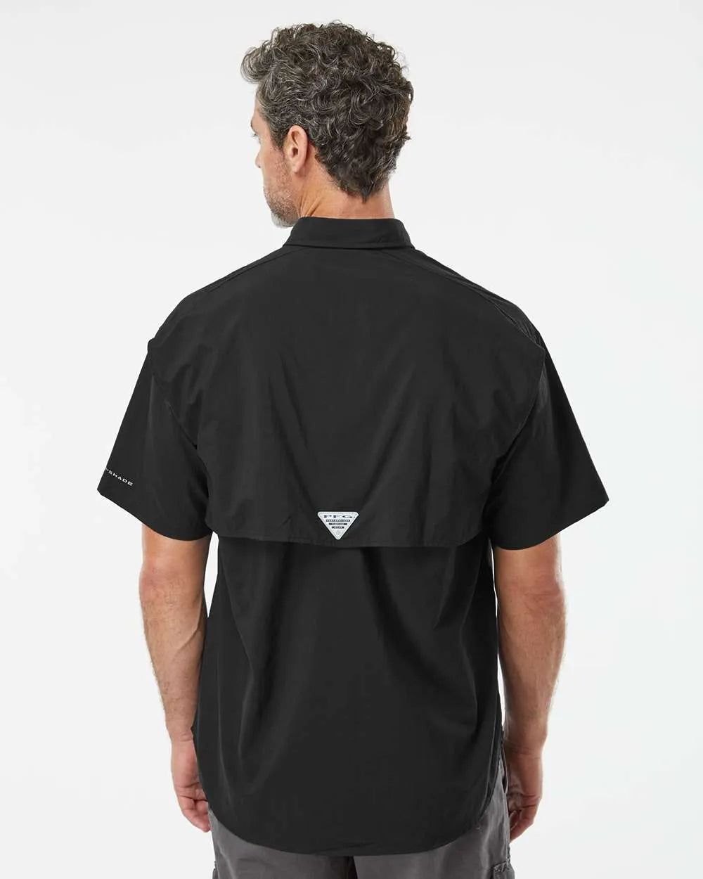 PFG Bahama™ II Short Sleeve Shirt Black_2