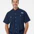 PFG Bahama™ II Short Sleeve Shirt Collegiate Navy