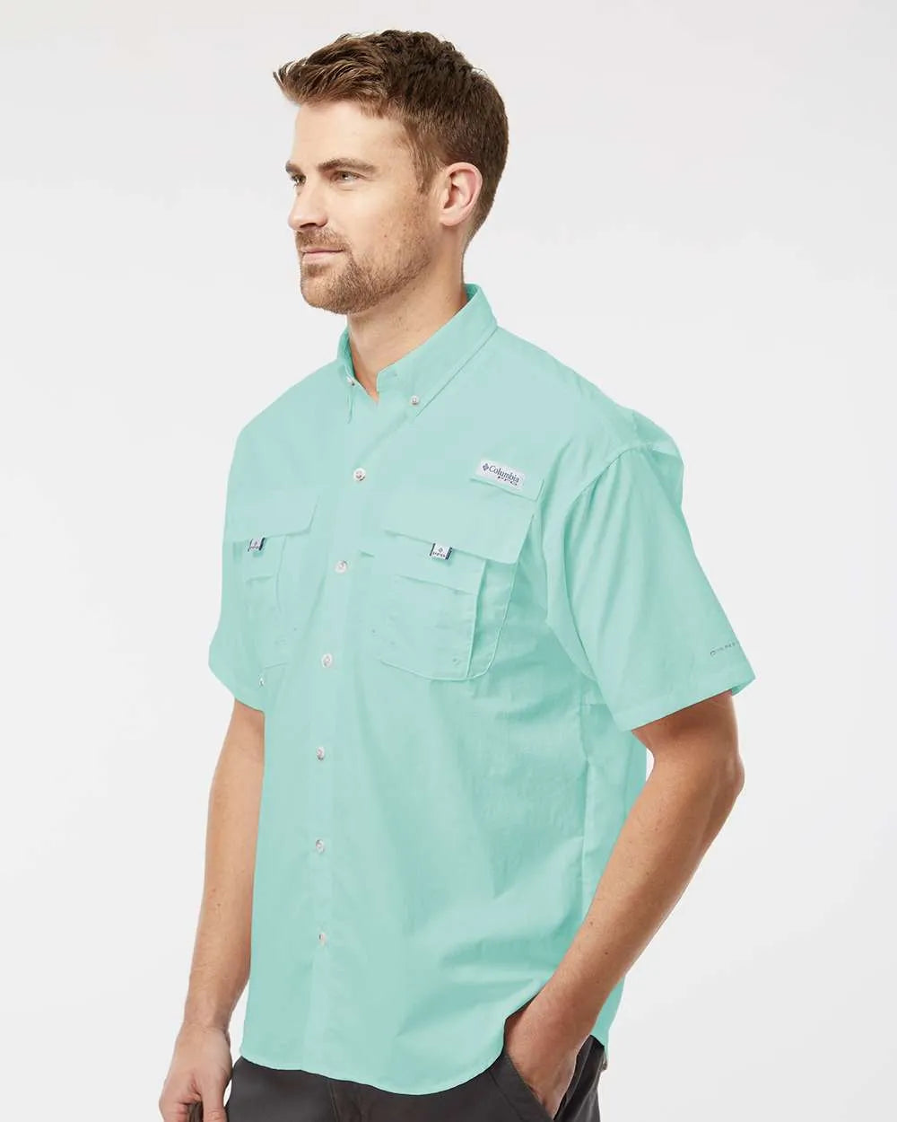 PFG Bahama™ II Short Sleeve Shirt Gulf Stream_1