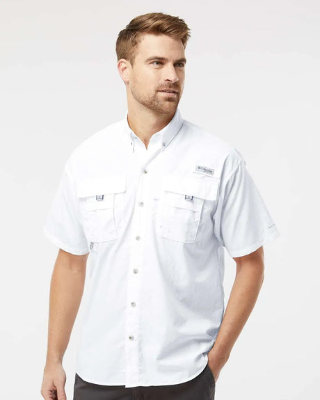 PFG Bahama™ II Short Sleeve Shirt White