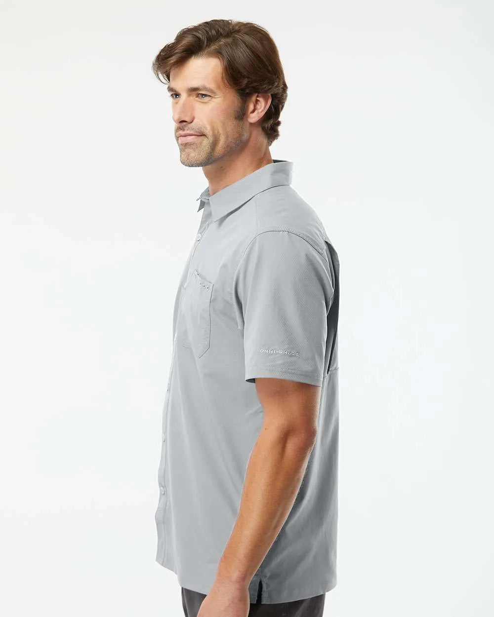 PFG Slack Tide™ Camp Shirt Cool Grey_1