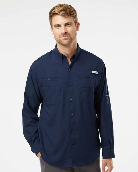PFG Tamiami™ II Long Sleeve Shirt Collegiate Navy